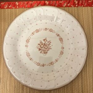 Renaissance Stoneware 291 Arcadia Brown Serving Plate 10.5” Vintage